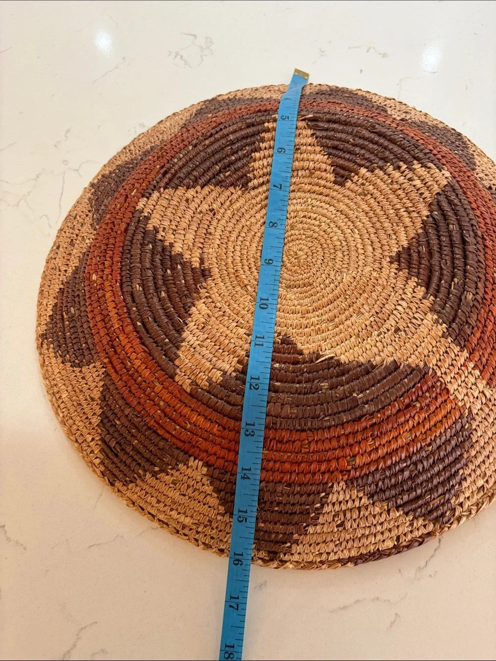Navajo Ceremonial Basket Native American PreOwned Artwork. Beautiful Woven